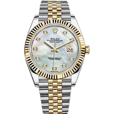 rolex mother of pearl datejust